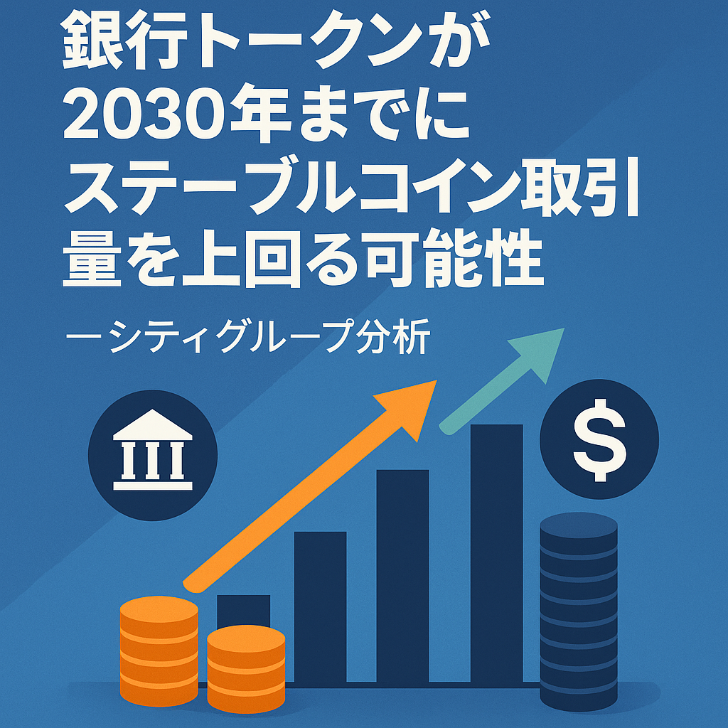 銀行トークンが仮想通貨市場の主流になる可能性