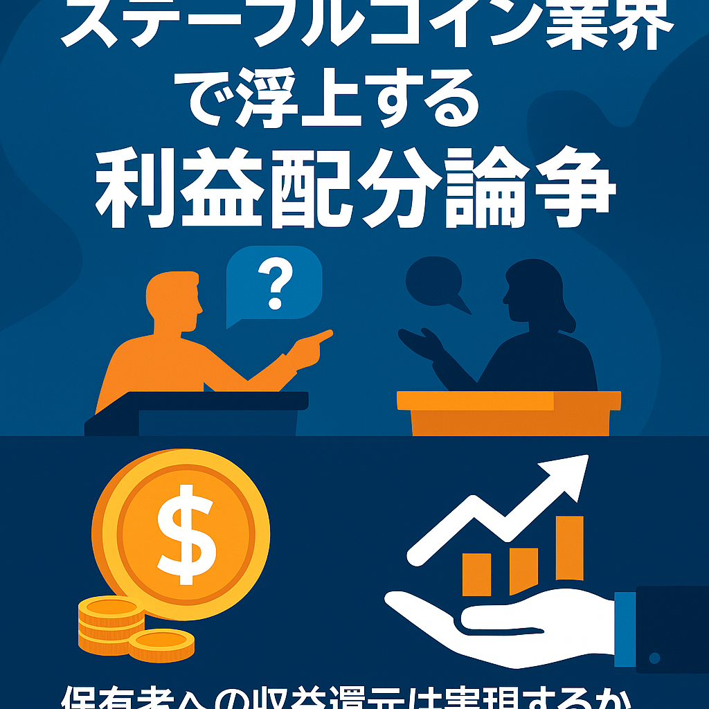 ステーブルコイン業界で浮上する利益配分論争:保有者への収益還元は実現するか