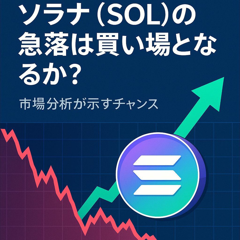ソラナが20%下落!初心者投資家が知るべき買い場判断のポイント