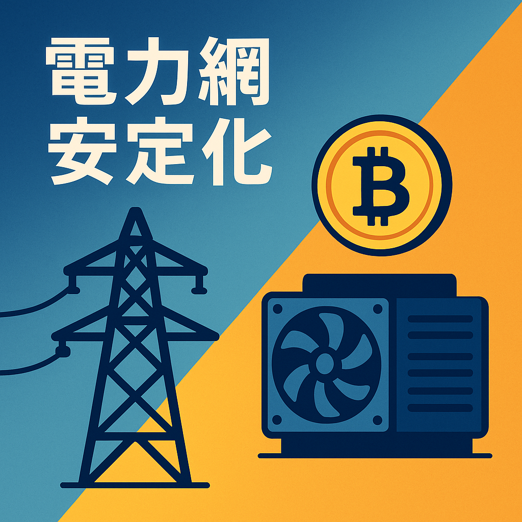 日本の電力網安定化にビットコインマイニングが貢献、国家戦略の新展開